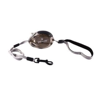 Buy Petmate Translucent Palm Retractable Leash Small Grey
