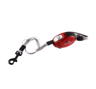 Buy Petmate Translucent Palm Retractable Leash Medium Red