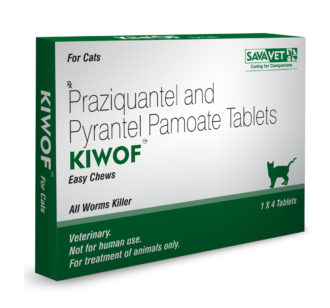 Buy Savavet Kiwof Dewormer For Cat - 4 Tablets