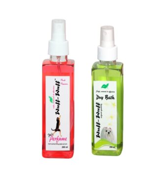 Buy Wuff-wuff Pink And Green Passion And Dry Bath