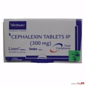 Buy Virbac Lixen Cephalexin Tablets 300mg