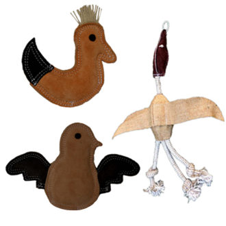 Buy Pet Puppy Leather Chew Activity Squeaker Sound Toys