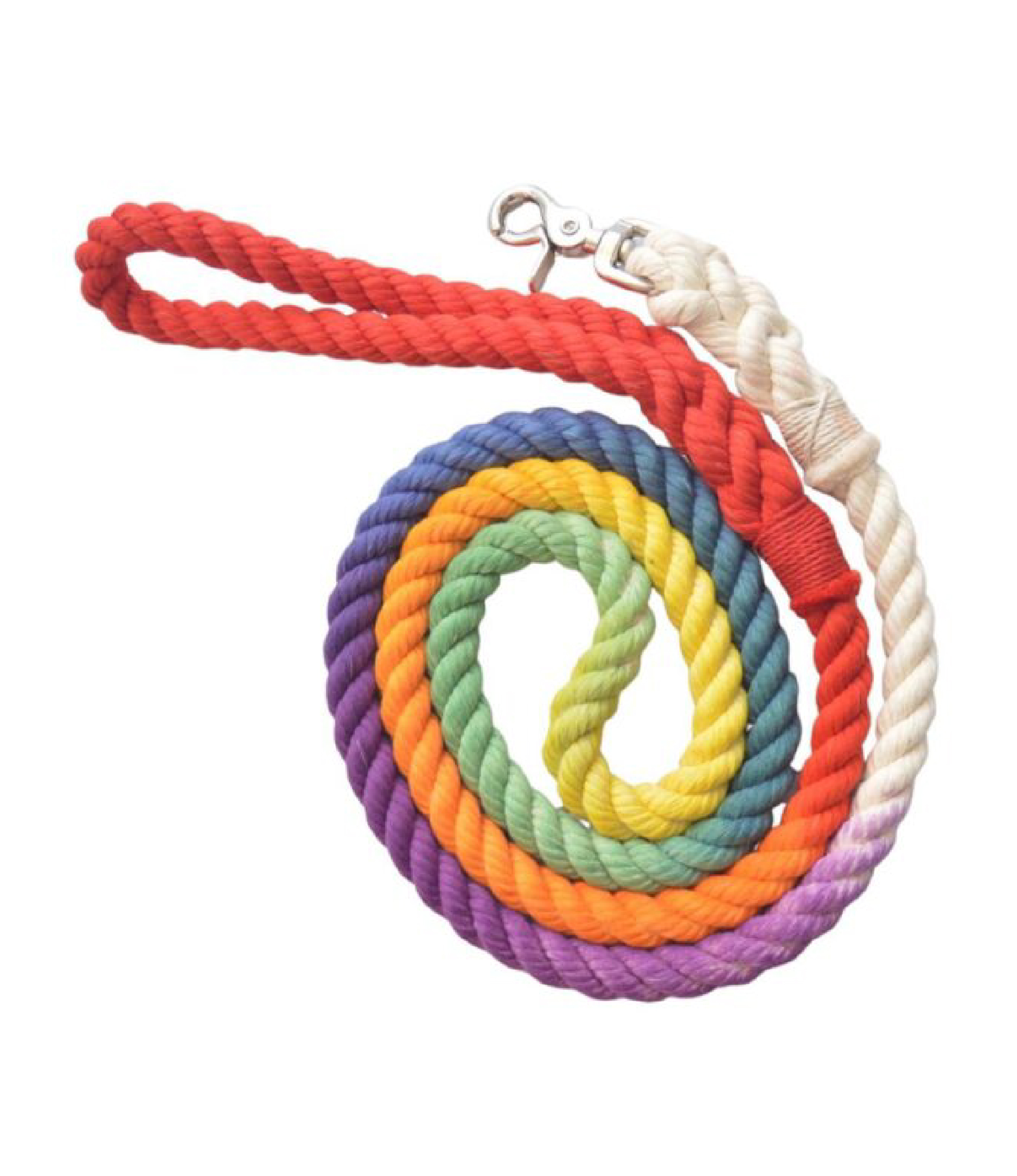Rainbow Dog Leash Cotton Rope for Pets