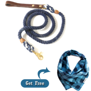 Blue-Plaid-Dog-Bandana-Stylish-Pure-Cotton-Colorfull-Handmade-Cotton-Rope-Dog-Leashs1-550x550