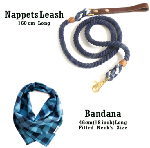 Blue-Plaid-Dog-Bandana-Stylish-Pure-Cotton-Colorfull-Handmade-Cotton-Rope-Dog-Leashs1-550×550..