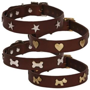 brown-leather-dog-collar-with-brass-unique-stud